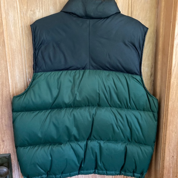 Eddie Bauer Ebtek Goose Down Green/Black Men’s Vest Size L - Picture 5 of 6